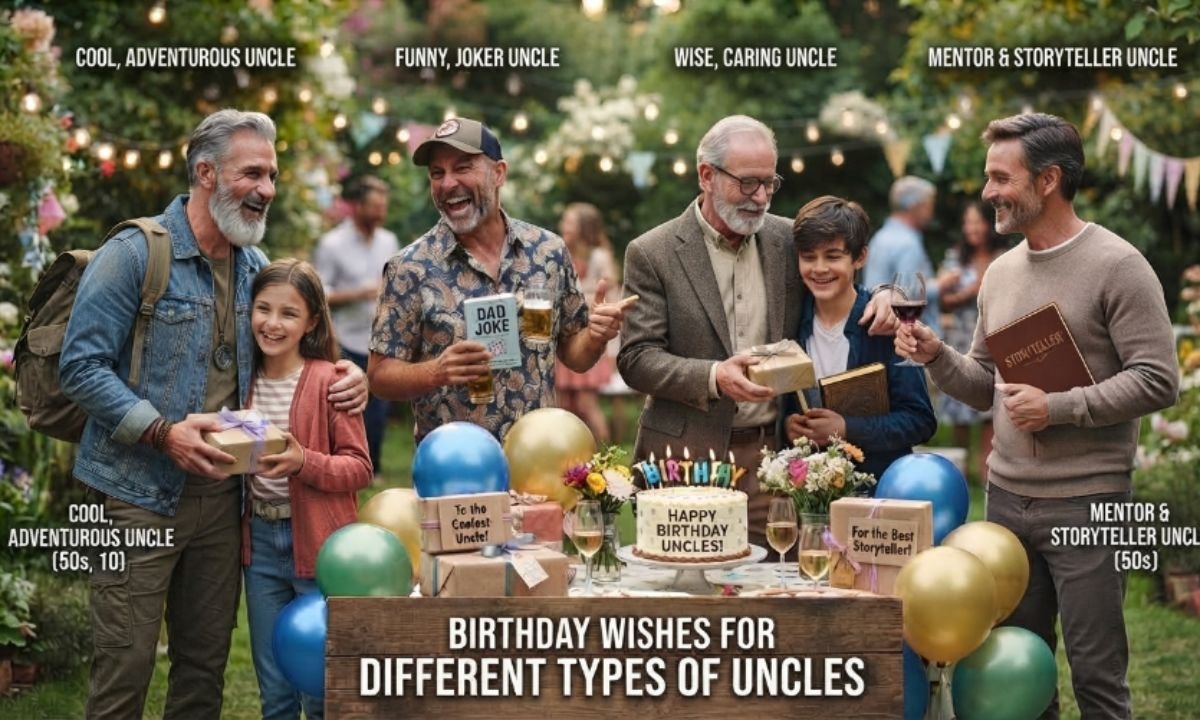 Birthday Wishes for Different Types of Uncles
