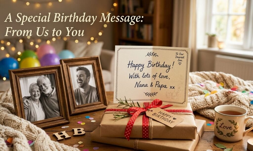 Birthday Wishes for Son from Grandparents