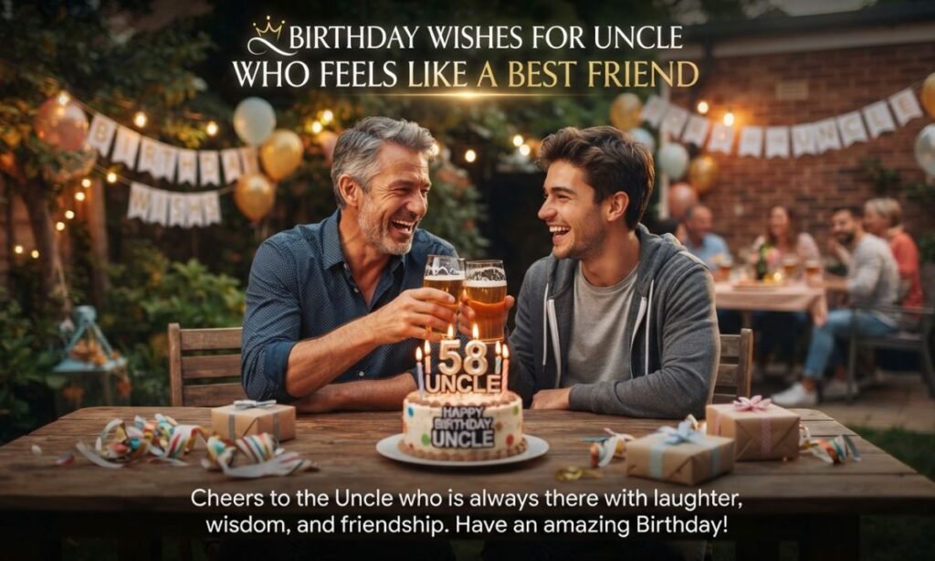 Birthday Wishes for Uncle Who Feels Like a Best Friend
