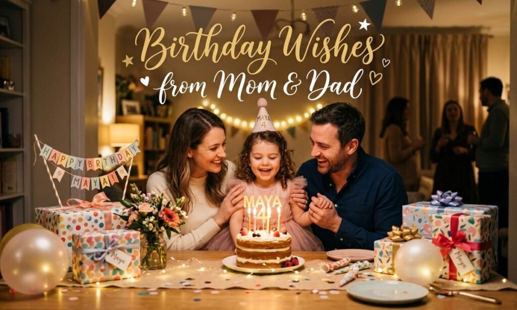 Birthday Wishes from Parents