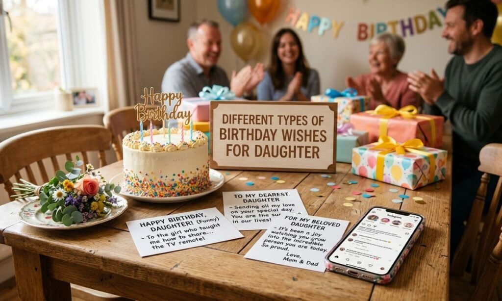 Different Types of Birthday Wishes for Daughter