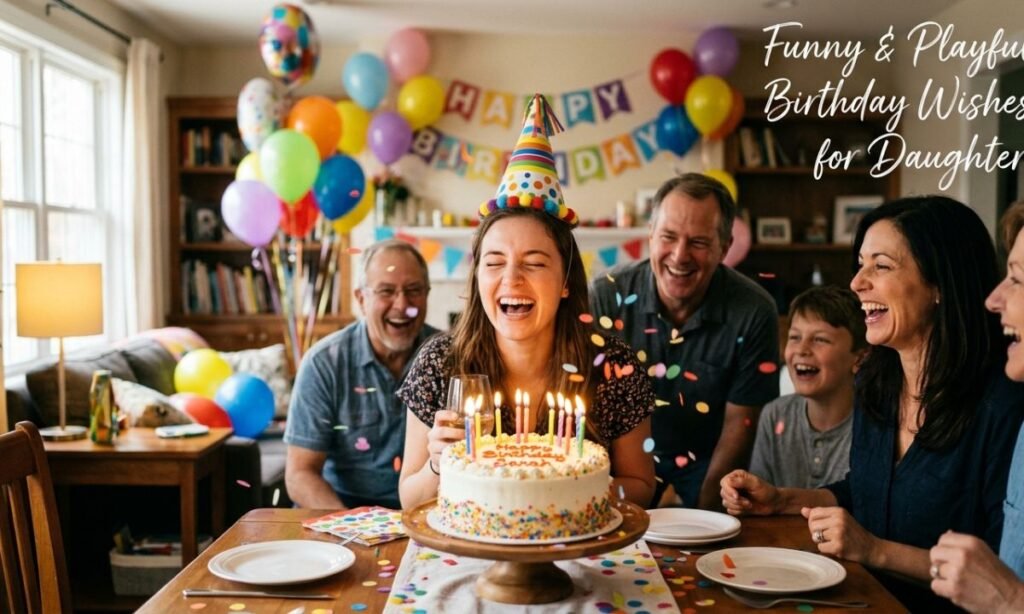 Funny & Playful Birthday Wishes for Your Daughter