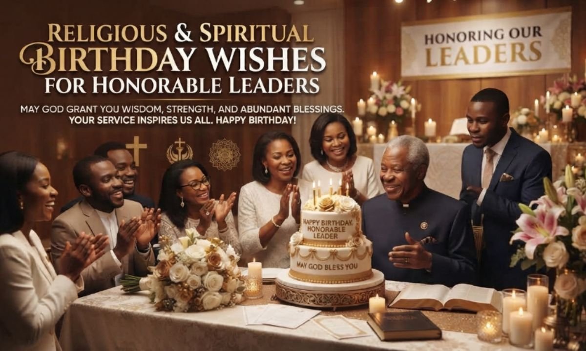 Religious and Spiritual Birthday Wishes for Honorable Leaders