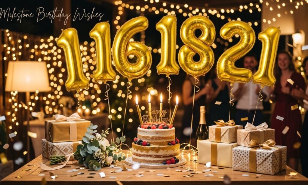 Special Birthday Wishes for Special Milestones