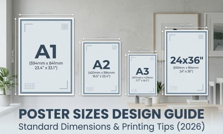 Poster Sizes Design Guide: Standard Dimensions & Printing Tips (2026) 