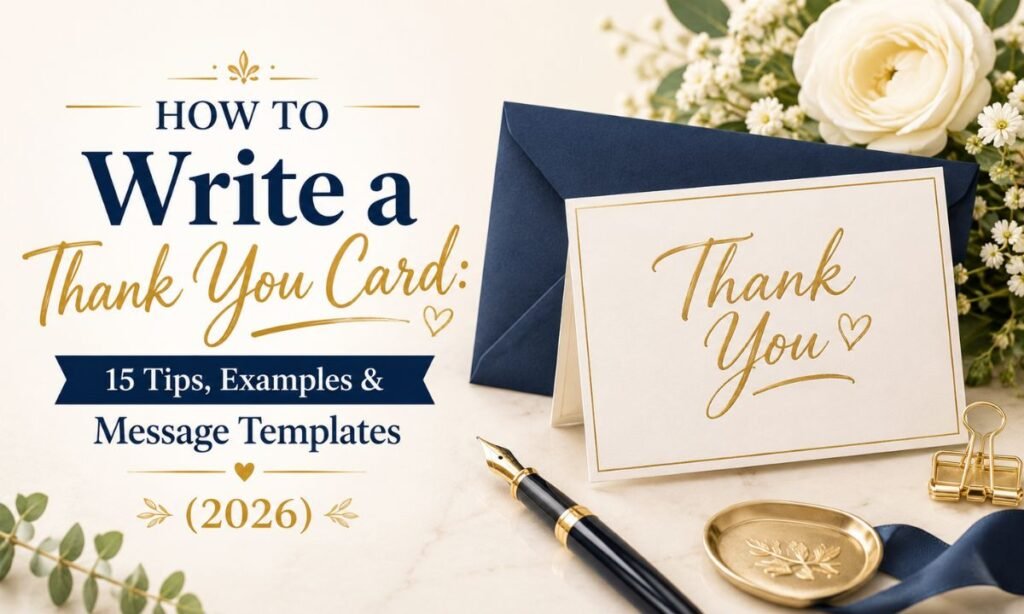 How To Write a Thank You Card:15 Tips, Examples & Message Templates (2026)