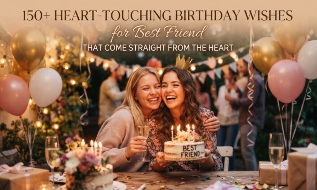 150+ Heart Touching Birthday Wishes for Best Friend That Come Straight from the Heart 