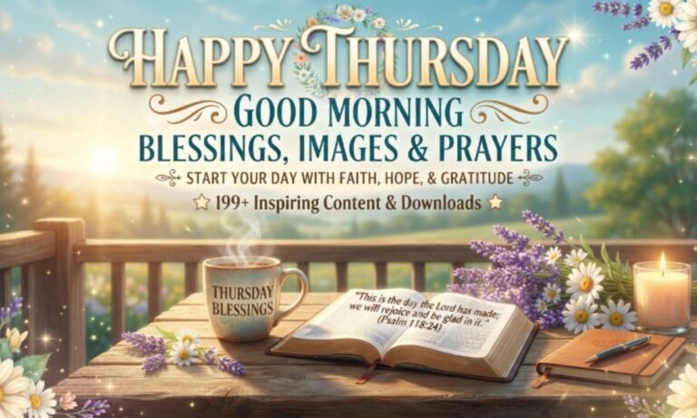 199+ Happy Thursday Good Morning Blessings, Images & Prayers 
