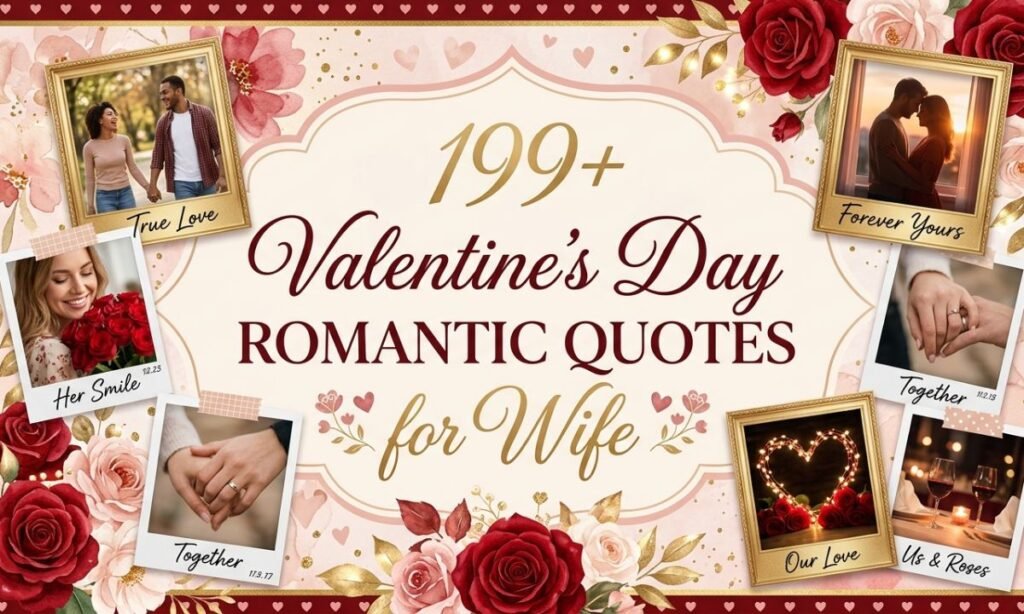 199+Valentine Day Romantic Quotes for Wife from Husband to Make Her Feel Truly Loved 