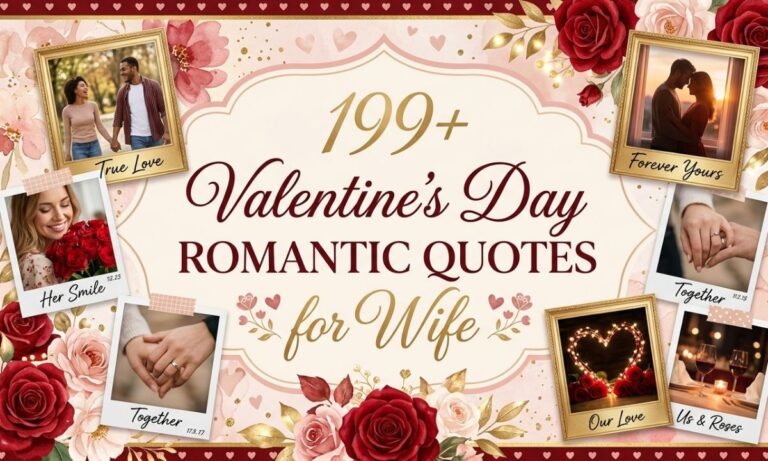 199+Valentine Day Romantic Quotes for Wife from Husband to Make Her Feel Truly Loved