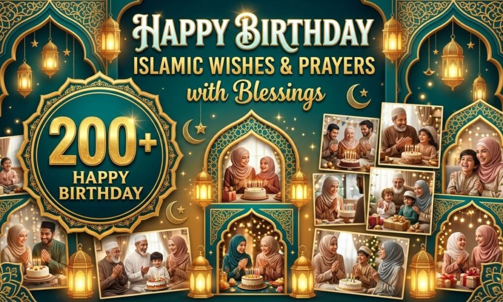 200+ Happy Birthday Islamic Wishes & Prayers with Blessings