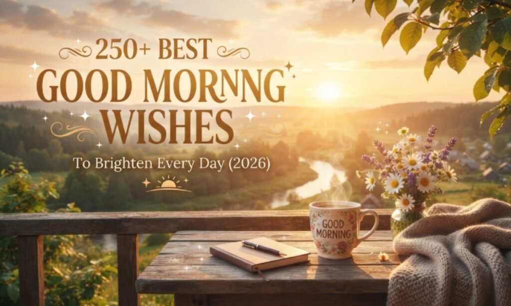 250+ Best Good Morning Wishes to Brighten Every Day (2026) 