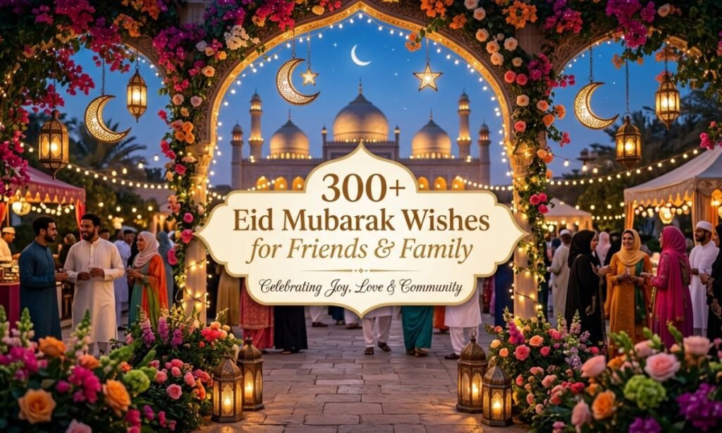 300+ Eid Mubarak Wishes for Friends and Family in English (Heartfelt & Beautiful) 