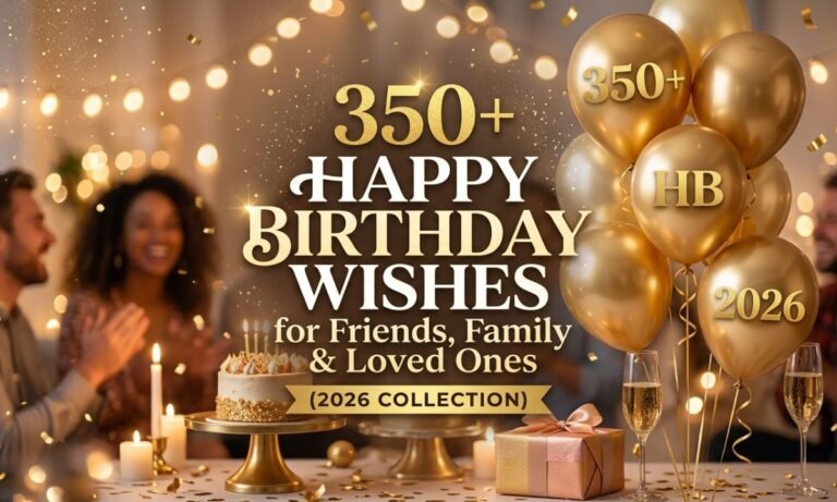 350+ Happy Birthday Wishes for Friends, Family & Loved Ones (2026 Collection)