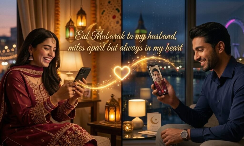 400+ Eid Mubarak Wishes for Husband in Abroad (Long Distance & Heartfelt)