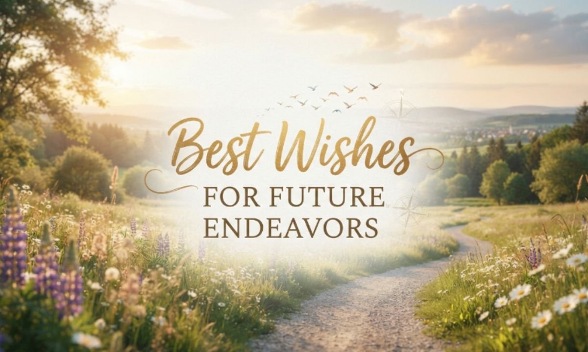 Best Wishes for Future Endeavors