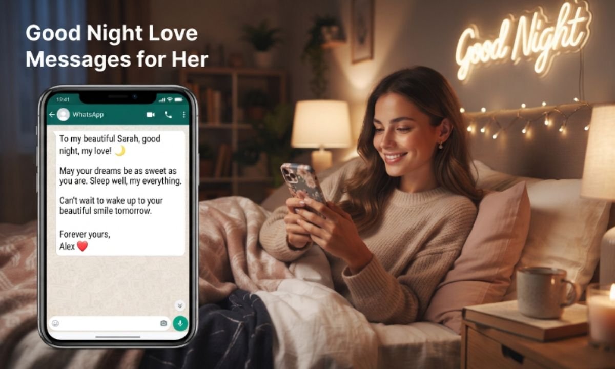 Good Night Love Messages for Her