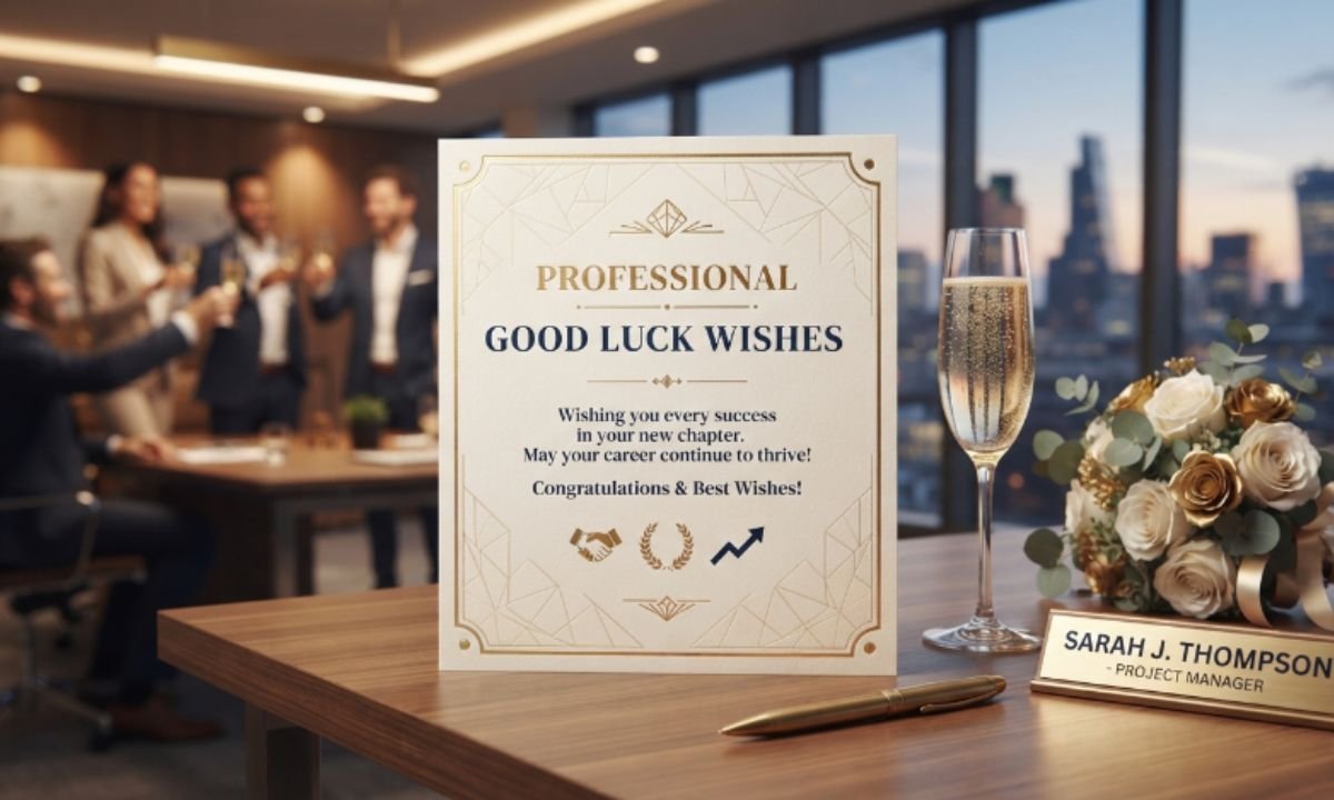 Professional Good Luck Wishes