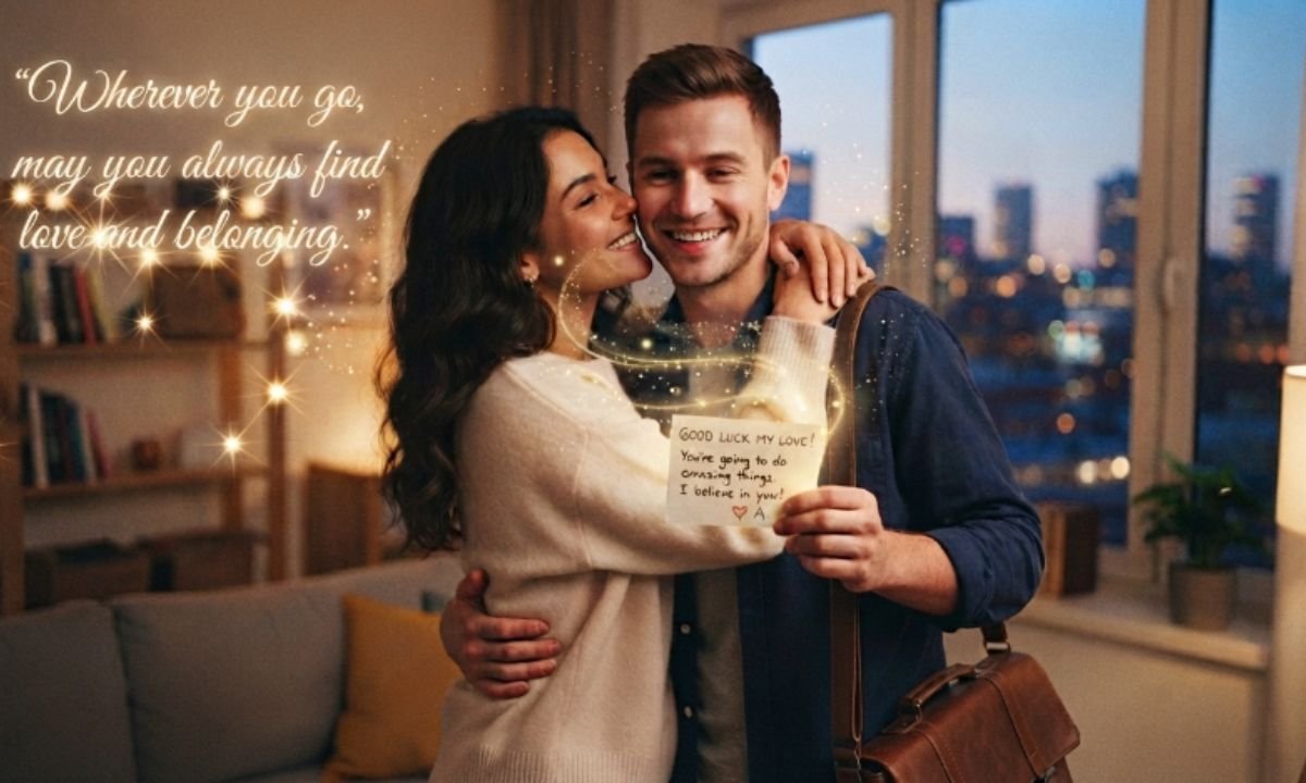 Romantic Good Luck Wishes for Partner