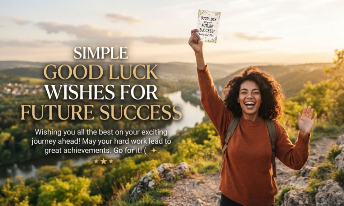 Simple Good Luck Wishes for Future Success