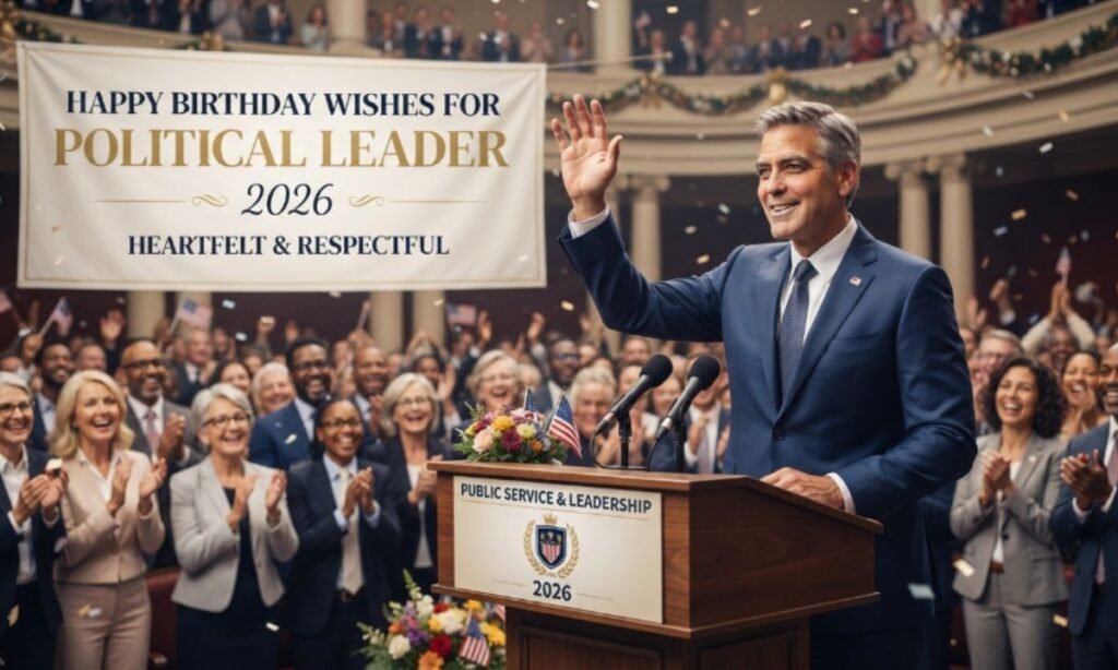 200+ Happy Birthday Wishes for Political Leader (2026) – Heartfelt & Respectful