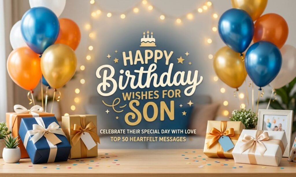 350+ Happy Birthday Wishes for Son (2026) – Heartfelt, Funny, Blessing & Short Messages 