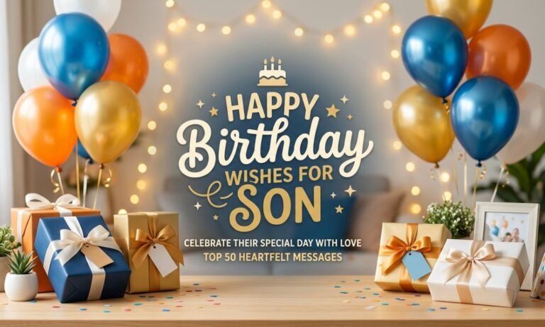 350+ Happy Birthday Wishes for Son (2026) – Heartfelt, Funny, Blessing & Short Messages